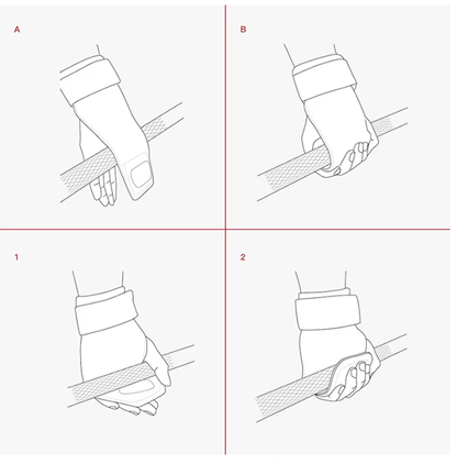 Opaski GymBest™ – Ochrona Dłoni i Mocniejszy Chwyt | Antypoślizgowe uchwyty treningowe – 1 para